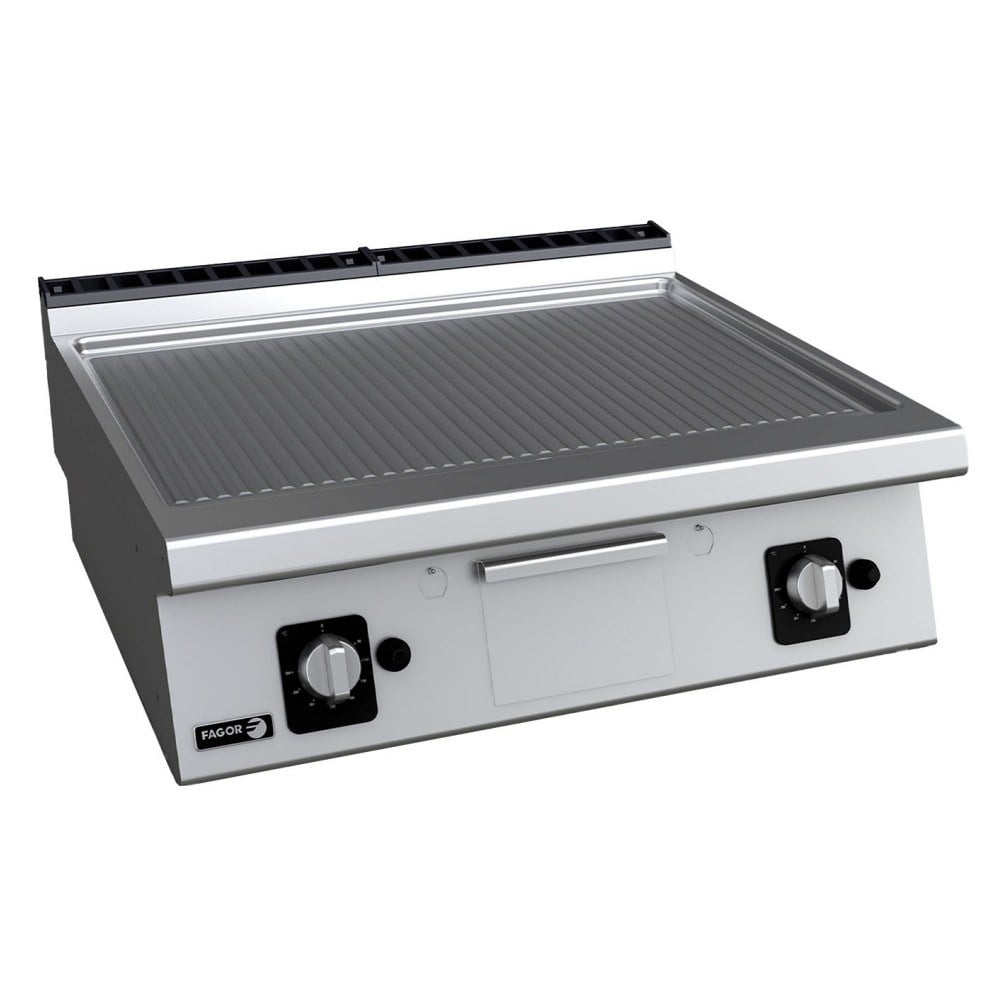 Fagor FT-G710 R Gazlı Pleyt Izgara (Fry Top), 800x730x290 mm-GAZLI PLEYT IZGARALAR - Demasan
