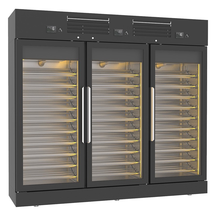 Frenox SPD11-240 Özel Ölçü Camlı Şarap Dolabı, 3 Kapılı, 1000 Lt-ŞARAP DOLAPLARI - Demasan
