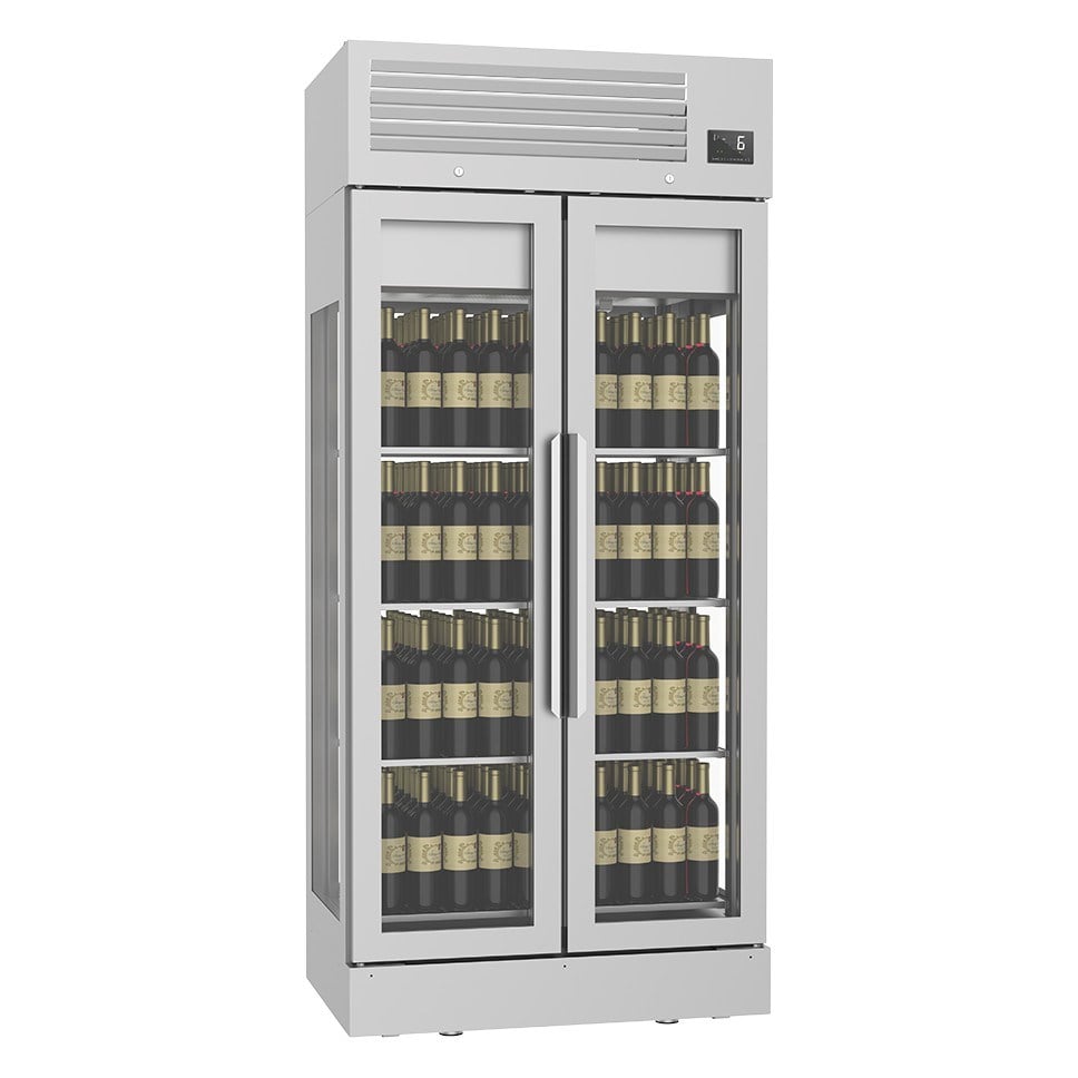 Frenox SPD11-SY-100-SB Camlı Şarap Dolabı-ŞARAP DOLAPLARI - Demasan
