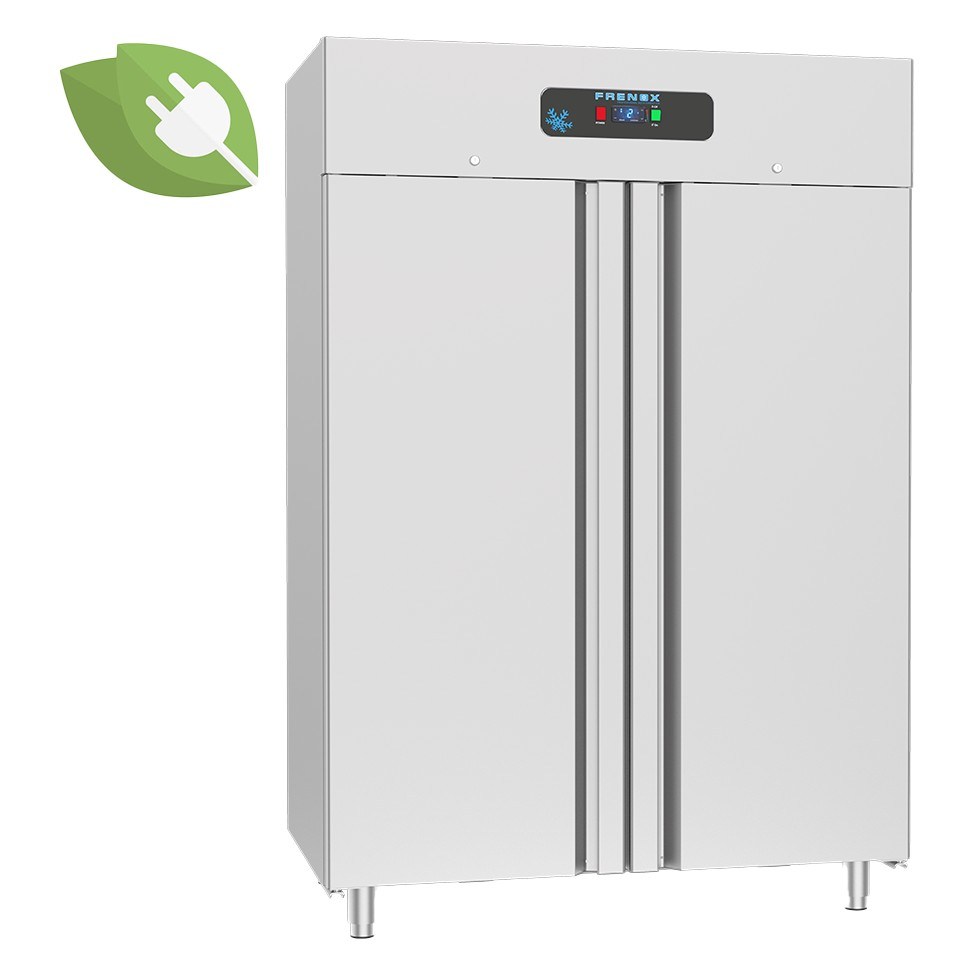 Frenox VL14-M-EF-R290 Çift Kapılı Dik Tip Derin Dondurucu, Mono Blok, 1400 Lt, 304 Kalite-DEPO TİPİ BUZDOLAPLARI - Demasan
