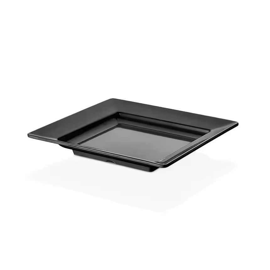 Gastro Boutique Bono Kare Platter 28x28 cm - Siyah-Sunum Tabakları ve Kaseler - Demasan

