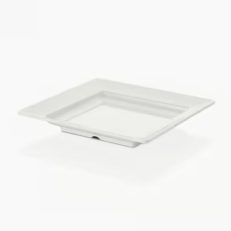 Gastro Boutique Bono Kare Platter 34x34 cm - Krem Beyaz-Sunum Tabakları ve Kaseler - Demasan
