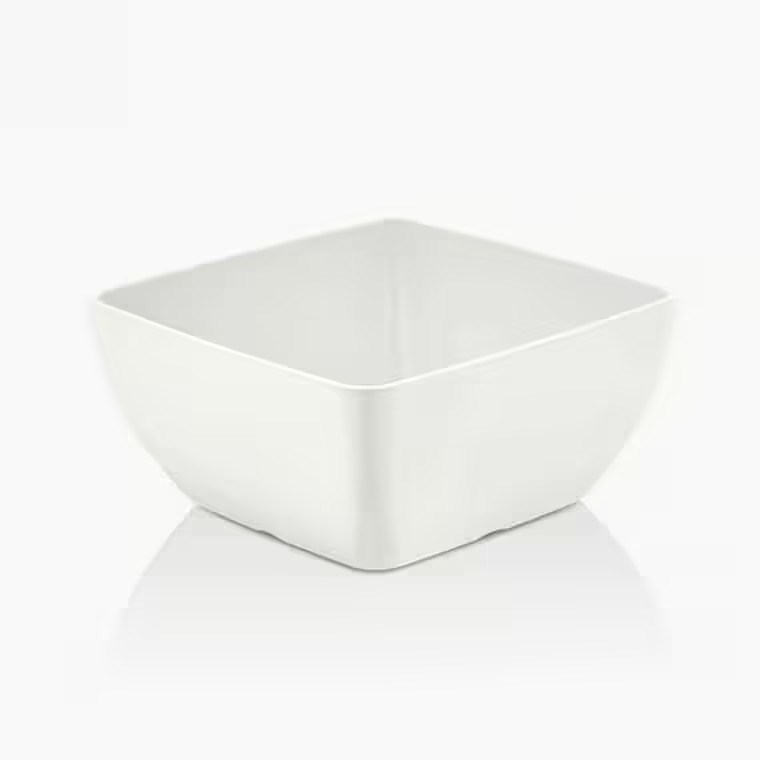Gastro Boutique Corona Kase 19x19 cm 1.900 ml - Krem Beyaz-Kırılmaz Kaseler - Demasan
