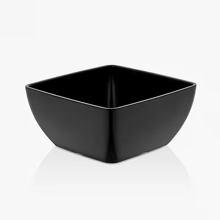 Gastro Boutique Corona Kase 19x19 cm 1.900 ml - Siyah-Kırılmaz Kaseler - Demasan
