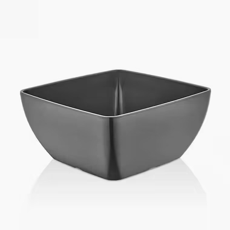 Gastro Boutique Corona Kase 25x25 cm 4.500 ml - Gri-Kırılmaz Kaseler - Demasan

