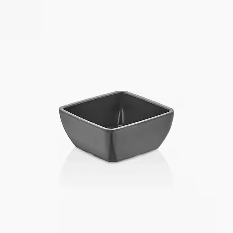 Gastro Boutique Corona Kase 9x9 cm 190 ml - Gri-Kırılmaz Kaseler - Demasan

