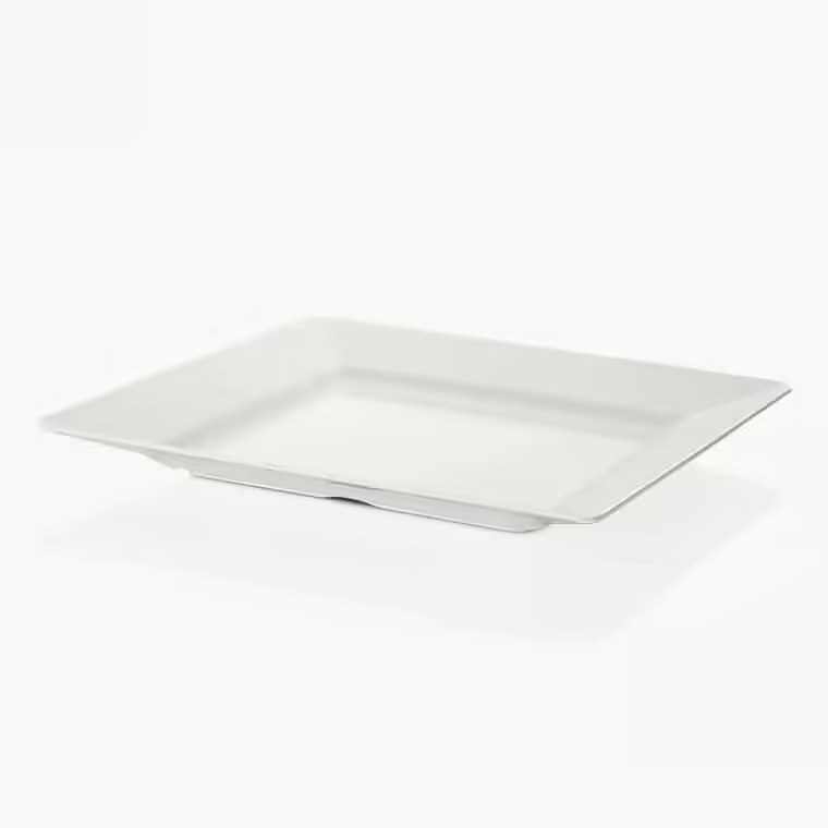 Gastro Boutique Este Platter 46x46 cm - Krem Beyaz-Sunum Tabakları ve Kaseler - Demasan
