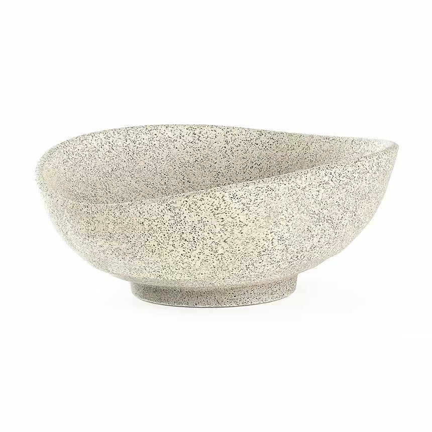 Gastro Boutique Galaxy Kase 26x22 cm 1.600 ml - Beyaz Granit-Kırılmaz Kaseler - Demasan
