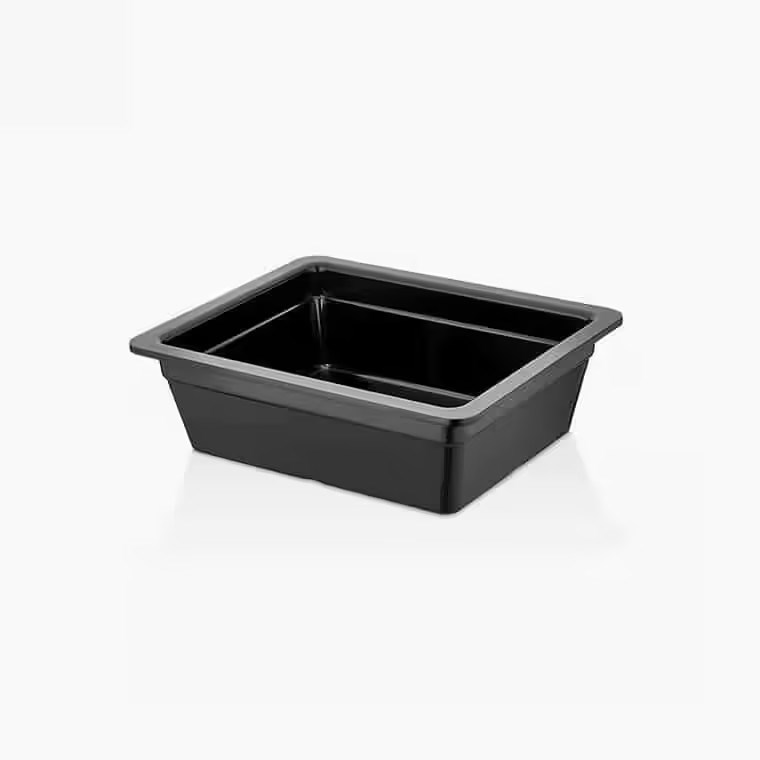 Gastro Boutique GN.1/2 Küvet 26,5x32,5 cm 5.100 ml - Siyah-GASTRONOM KÜVETLER - Demasan
