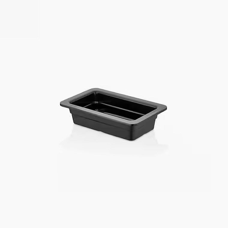 Gastro Boutique GN.1/4 Küvet 26,5x16,2 cm 1.100 ml - Siyah-GASTRONOM KÜVETLER - Demasan
