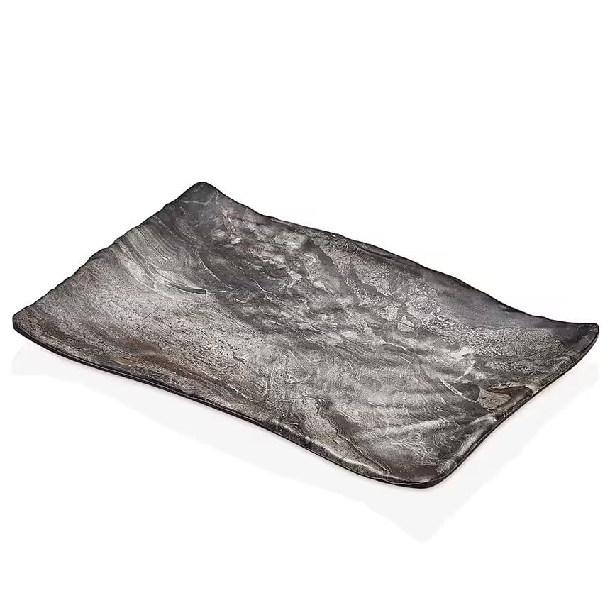 Gastro Boutique Jupiter Terra Dikdörtgen Tabak 34,1x23,6 cm-Kırılmaz Tabaklar - Demasan
