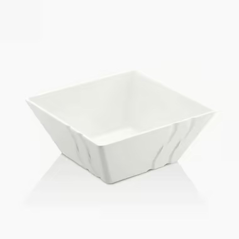 Gastro Boutique Luxor Kase 24x24 cm 3.000 ml - Krem Beyaz-Kırılmaz Kaseler - Demasan
