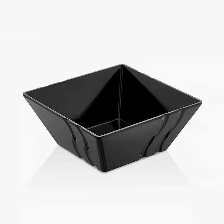 Gastro Boutique Luxor Kase 24x24 cm 3.000 ml - Siyah-Kırılmaz Kaseler - Demasan
