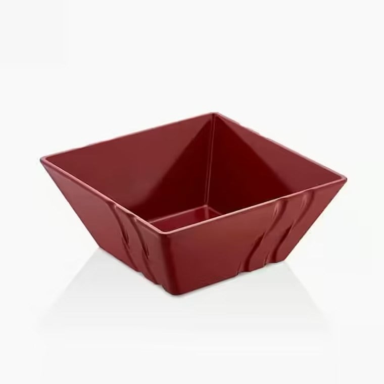 Gastro Boutique Luxor Kase 24x24 cm 3.000 ml - Kırmızı-Kırılmaz Kaseler - Demasan
