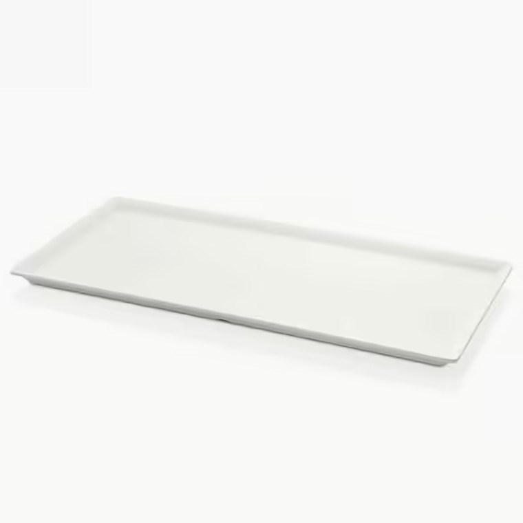 Gastro Boutique Maya Dikdörtgen Platter 53x25 cm - Krem Beyaz-Sunum Tabakları ve Kaseler - Demasan
