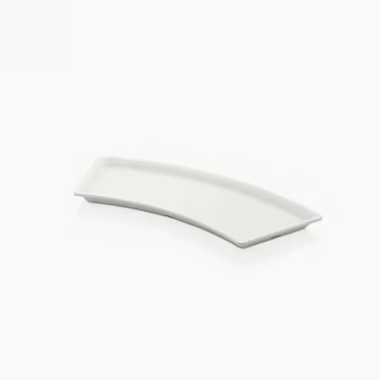 Gastro Boutique Maya Yarım Ay Platter 40x15 - Krem Beyaz-Sunum Tabakları ve Kaseler - Demasan
