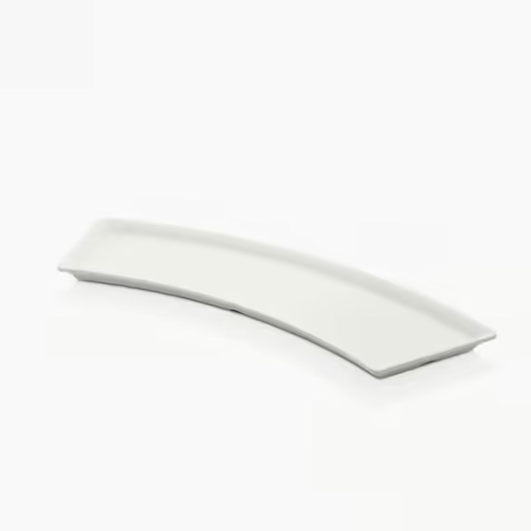 Gastro Boutique Maya Yarım Ay Platter 51,5x15 cm - Krem Beyaz-Sunum Tabakları ve Kaseler - Demasan
