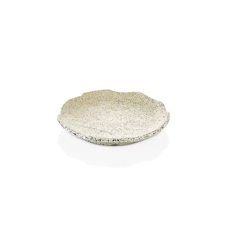 Gastro Boutique Norma Tabak Ø 16 cm - Beyaz Granit-Kırılmaz Tabaklar - Demasan
