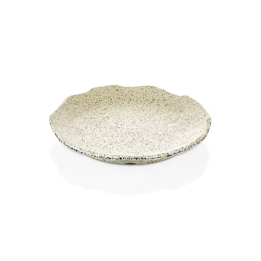 Gastro Boutique Norma Tabak Ø 20 cm - Beyaz Granit-Kırılmaz Tabaklar - Demasan
