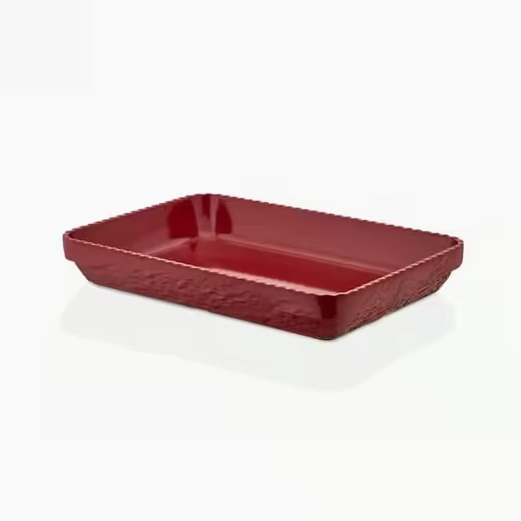 Gastro Boutique Olie Dikdörtgen Platter 35,6x24 cm - Kırmızı-Sunum Tabakları ve Kaseler - Demasan
