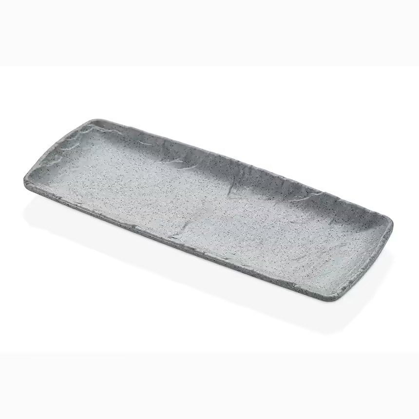 Gastro Boutique Polaris Platter 28,5x12 cm - Gri Granit-Sunum Tabakları ve Kaseler - Demasan
