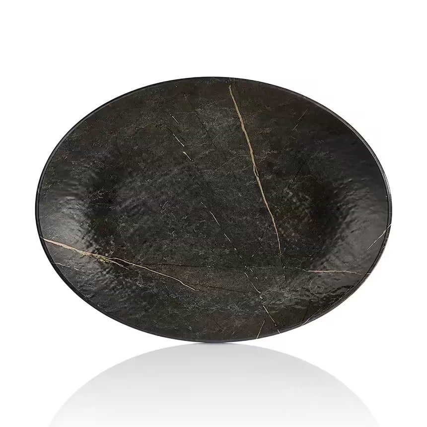 Gastro Boutique Portoro Tilda Oval Platter 49x36,5 cm-Sunum Tabakları ve Kaseler - Demasan

