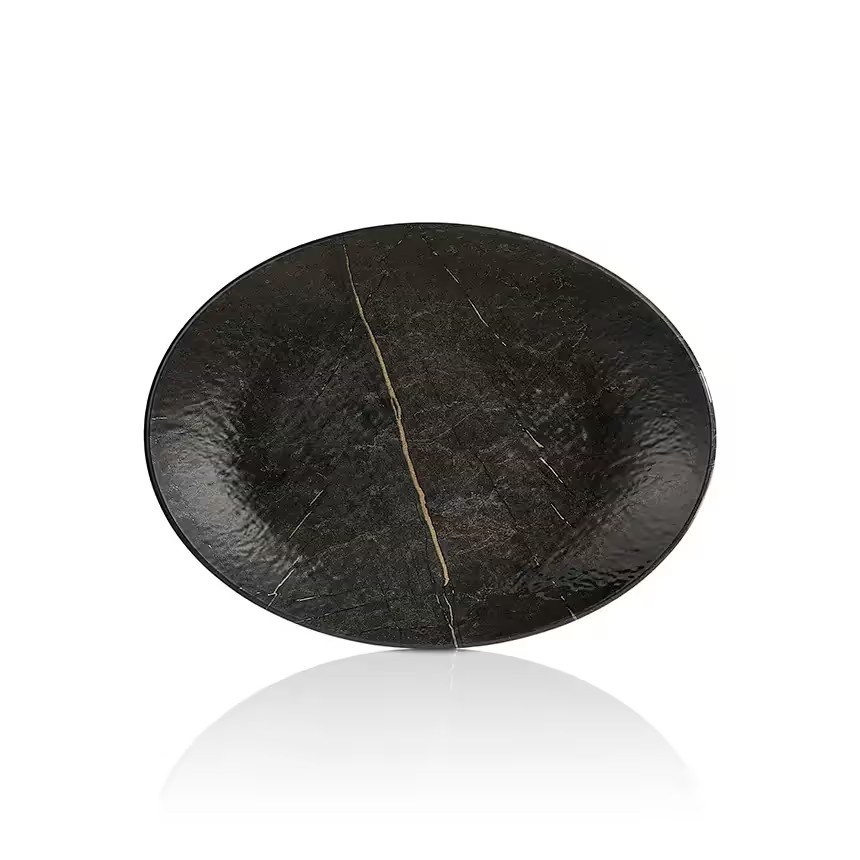 Gastro Boutique Portoro Tilda Oval Platter 39x29 cm-Sunum Tabakları ve Kaseler - Demasan
