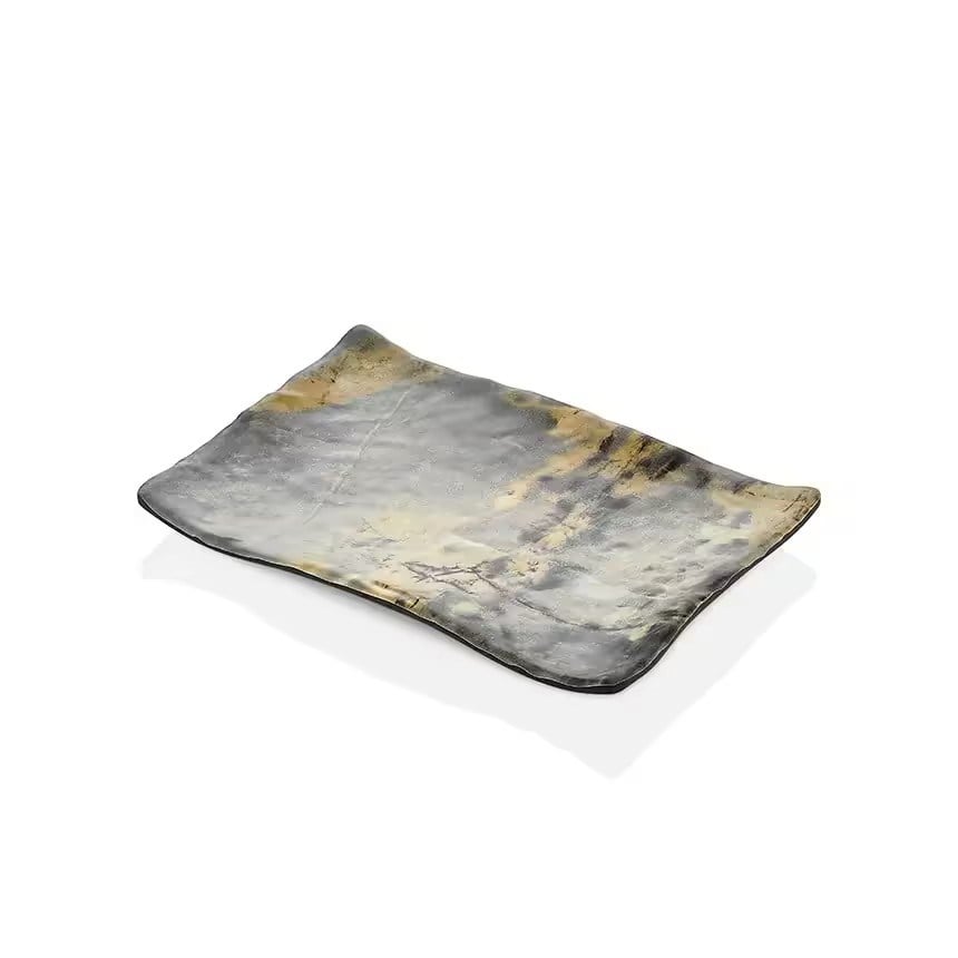Gastro Boutique Royal Marble Terra Dikdörtgen Tabak 27,7x19,2 cm-Kırılmaz Tabaklar - Demasan
