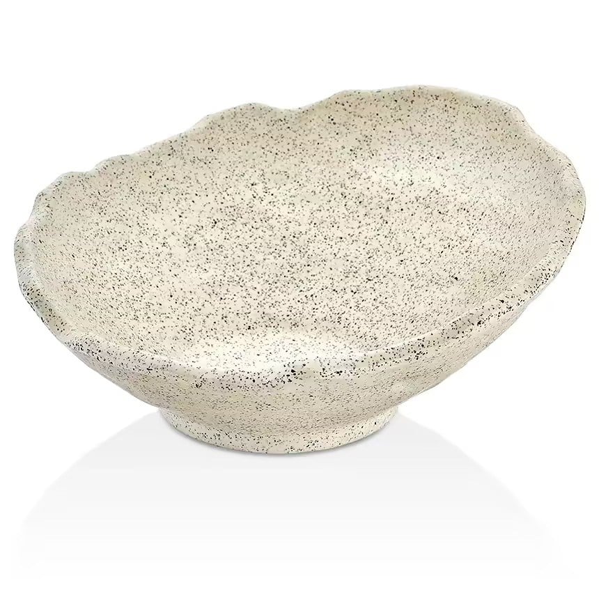 Gastro Boutique Slanted Kase 28,2x27,5 cm 1.100 ml - Beyaz Granit-Kırılmaz Kaseler - Demasan
