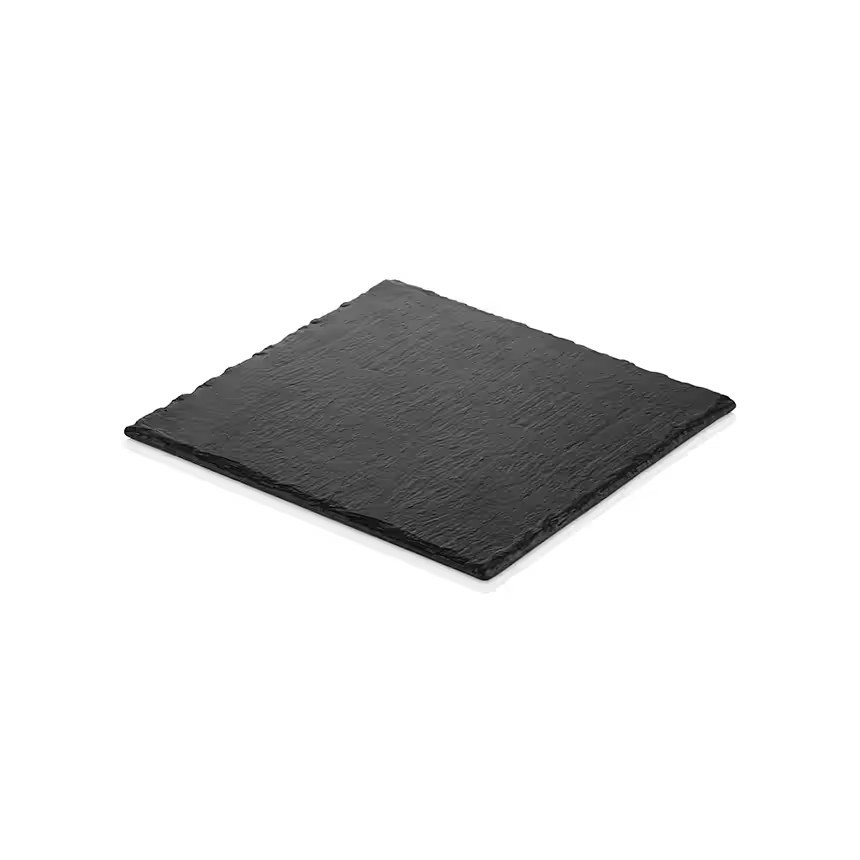 Gastro Boutique Slate Efct. Kare Pano 30x30 cm - Siyah-Sunum Tabakları ve Kaseler - Demasan
