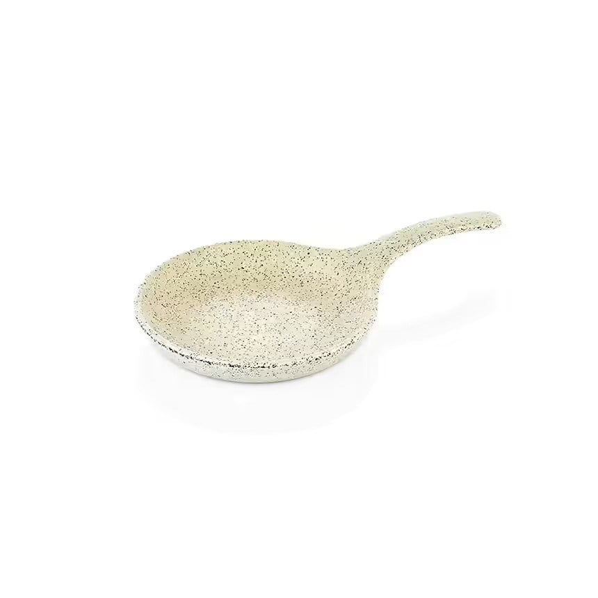 Gastro Boutique Terra Tava Ø 15cm-L.26cm - Beyaz Granit-ENDÜSTRİYEL TAVA VE TEPSİLER  - Demasan
