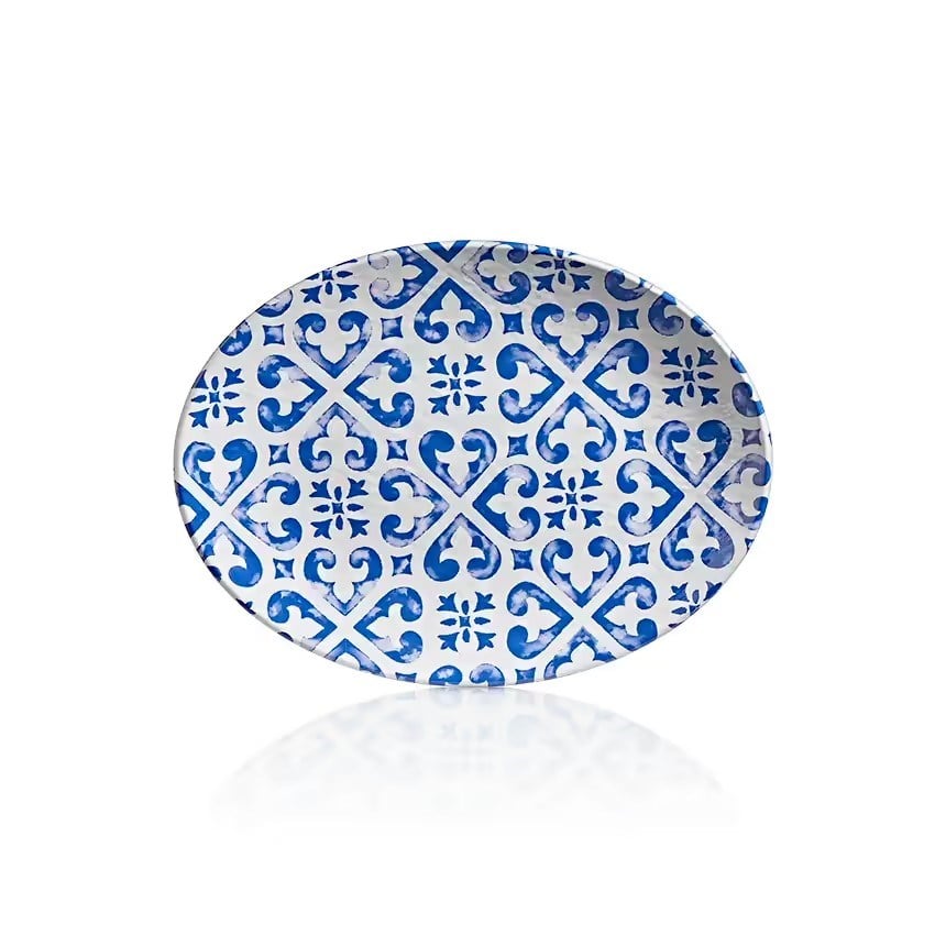 Gastro Boutique Tilda Santorini Oval Platter 39x29 cm-Sunum Tabakları ve Kaseler - Demasan
