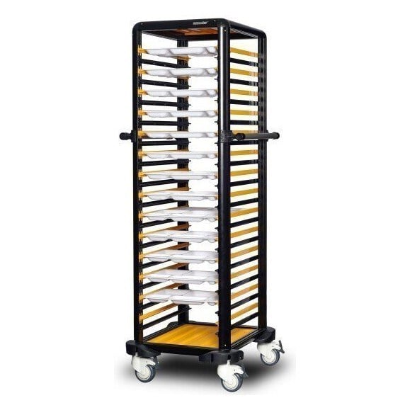 Gastrolley Tekli Self Servis Arabası 150, Etrafı Açık, 59x71x174 cm-TEPSİ TAŞIMA ARABALARI - Demasan
