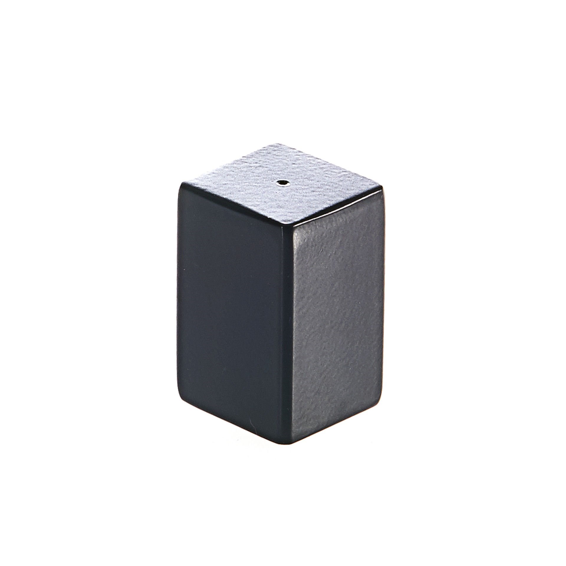 Groovy Kare Bodur Biberlik Siyah Çap 4x4x6 cm (Tuzluk Tıpası Plastiktir)-Sosluk, Reçellik ve Şişeler - Demasan
