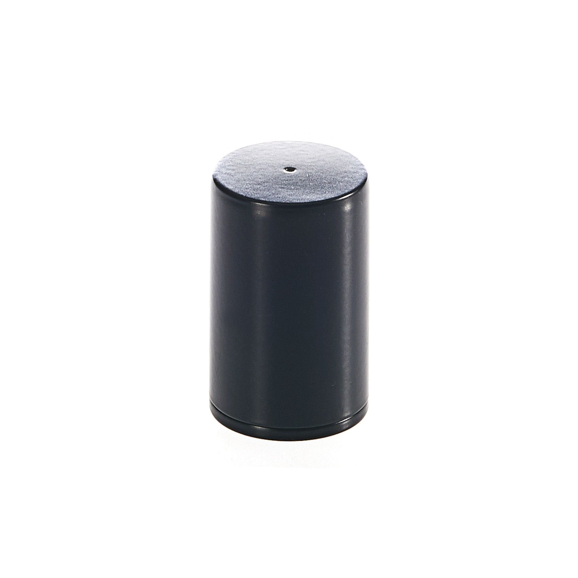 Groovy Yuvarlak Bodur Biberlik Siyah Çap 4CM H:6,5 cm (Tuzluk Tıpası Plastiktir)-Sosluk, Reçellik ve Şişeler - Demasan
