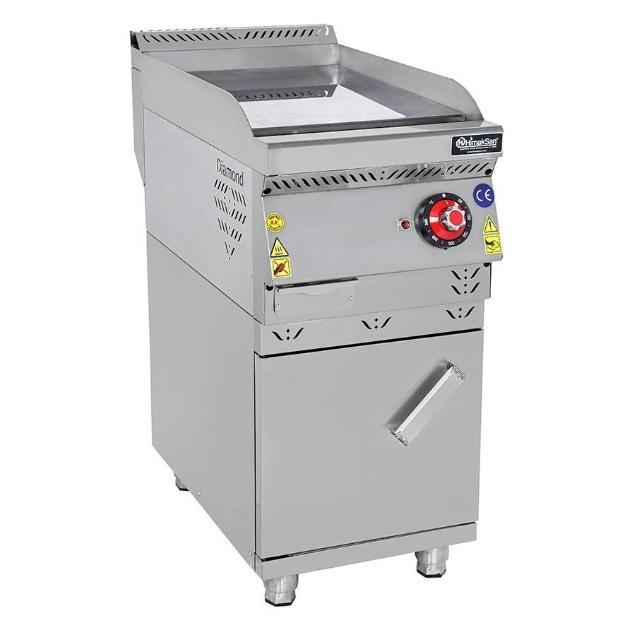 Himaksan 400X900X850 DIZE 498 Dolaplı Düz Pleyt Izgara Elektrikli-ELEKTRİKLİ PLEYT IZGARALAR - Demasan
