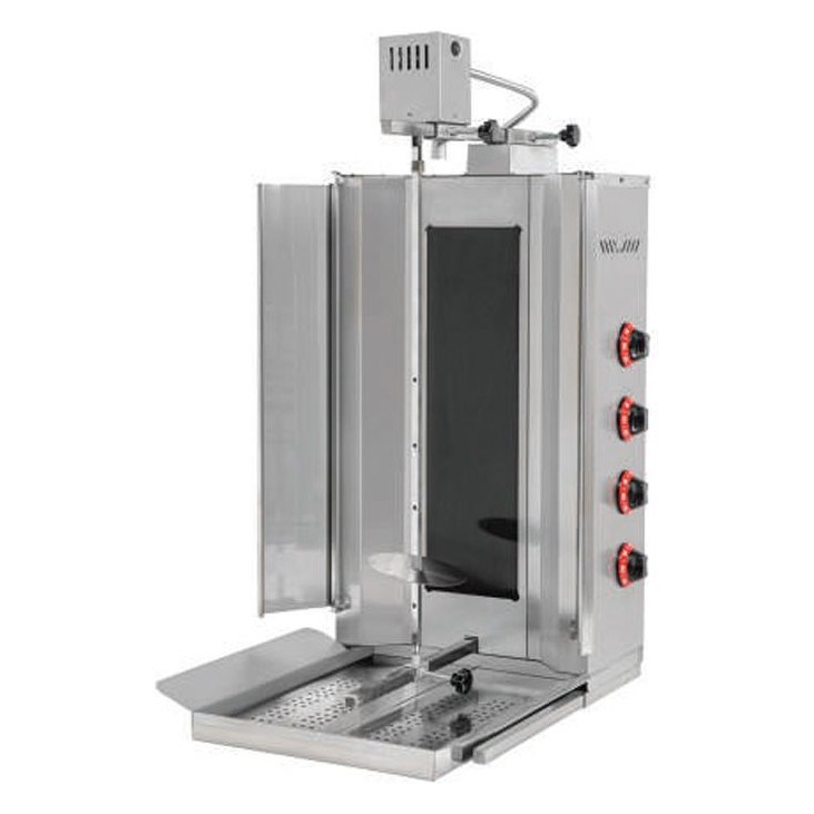Himaksan ÜMDNE-3C 3 Radyanlı Üstten Motorlu Döner Ocağı-Top-Mounted Motor Doner Grills - Demasan
