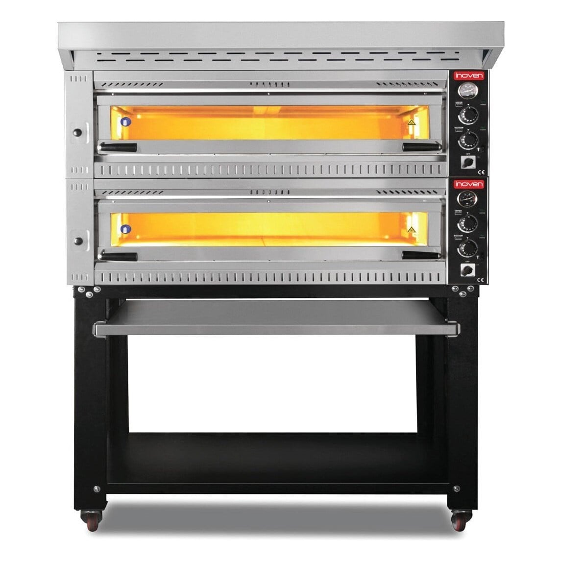 İnoven Salda 2 Katlı 105x70 Elektrikli Profesyonel Pizza Fırını Sehpalı-ELEKTRİKLİ PİZZA FIRINLARI - Demasan
