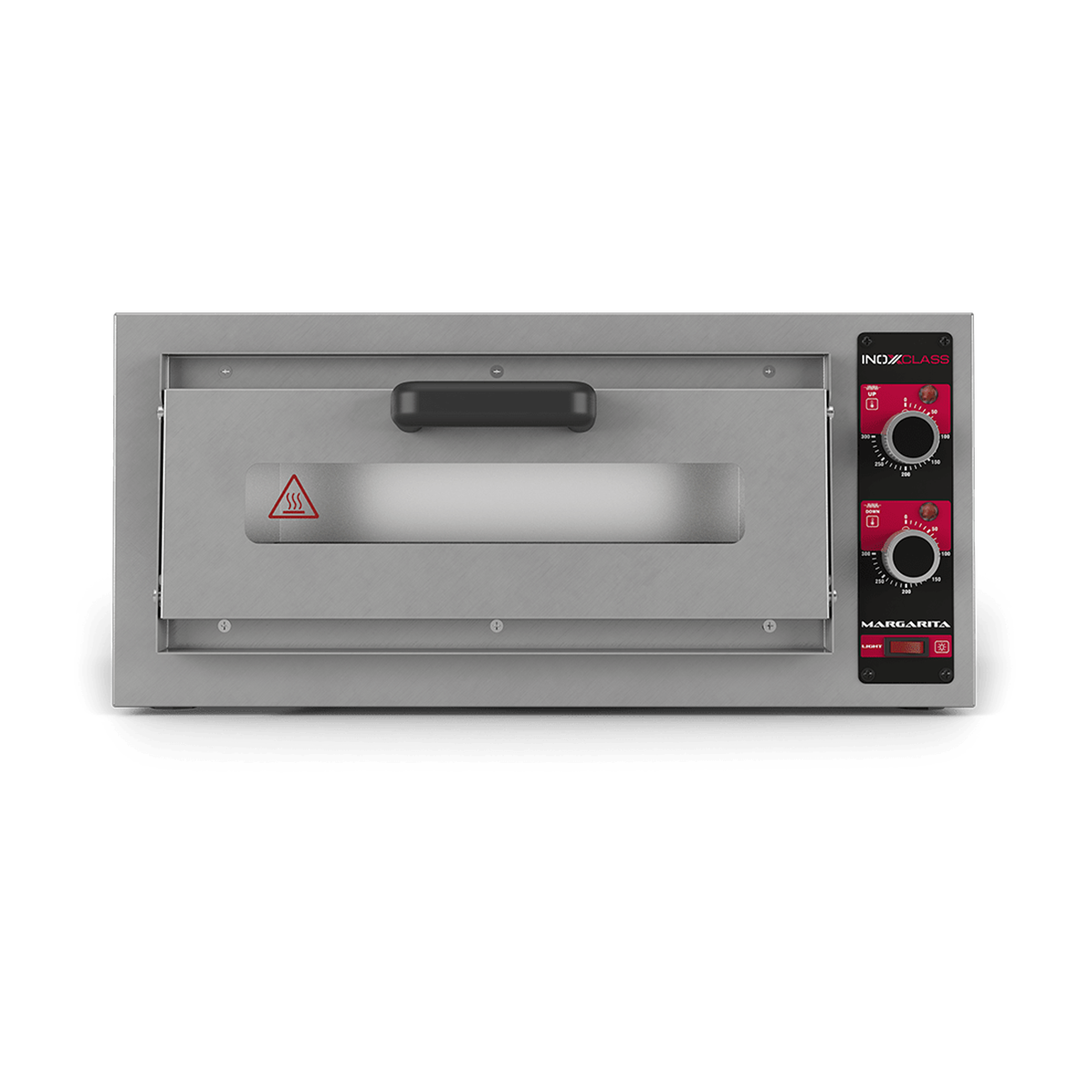 Inoxclass M-301EL Mini Pizza Fırını, Elektrikli, Tek Katlı, 41x41 cm-ELEKTRİKLİ PİZZA FIRINLARI - Demasan
