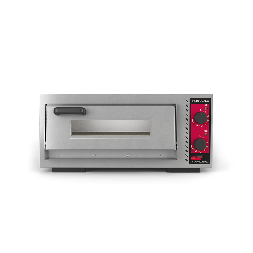 Inoxclass M-401E Pizza Fırını, Elektrikli, Tek Katlı, 4 Pizza Ø25 cm-ELEKTRİKLİ PİZZA FIRINLARI - Demasan
