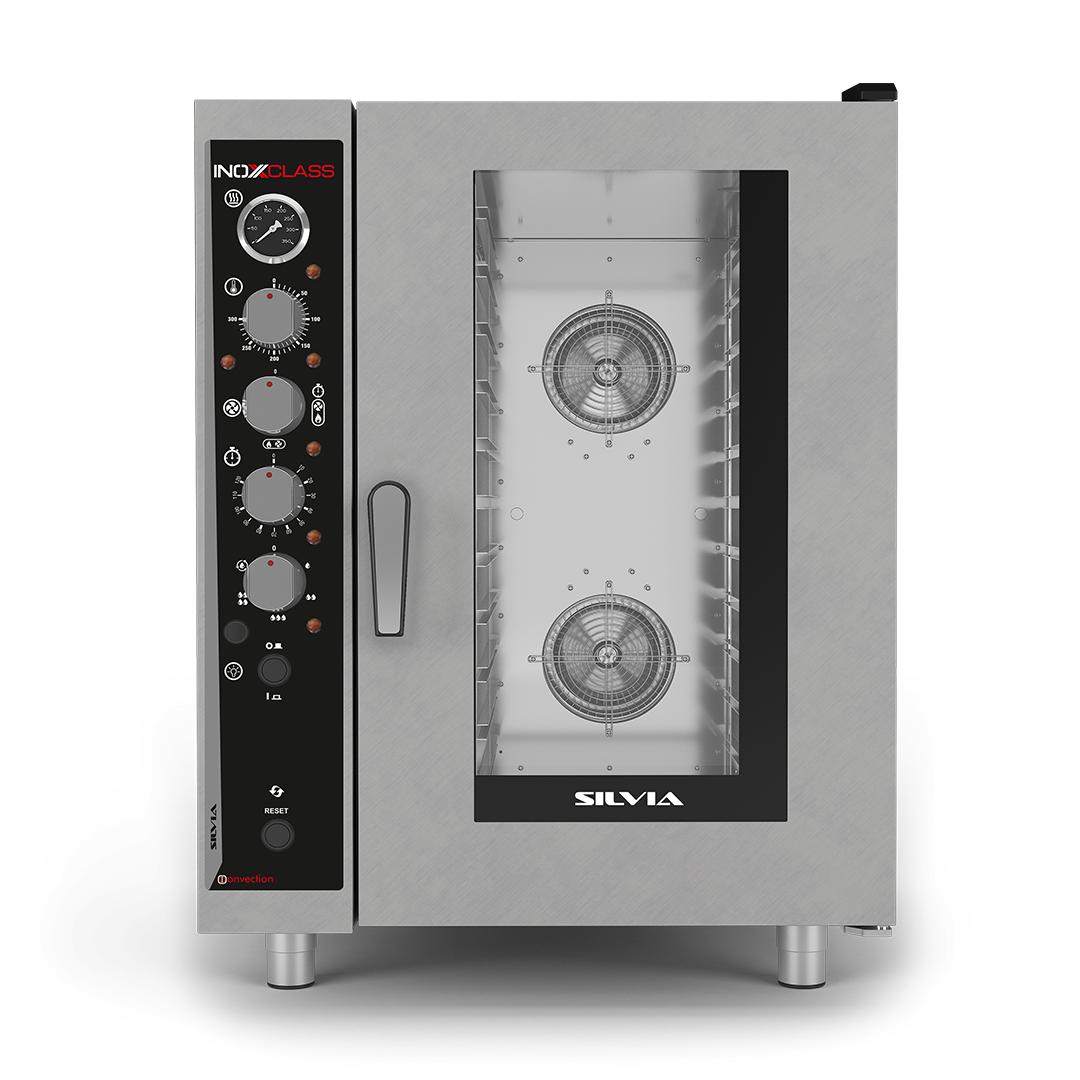 Inoxclass S-07EG Gazlı Konveksiyonlu Gastronom Fırın, 7 × GN 1/1-GAZLI KONVEKSİYONLU FIRINLAR - Demasan
