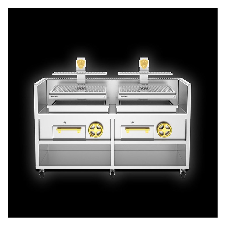 Josper PVJ-76-2-2-MB Kömürlü Fırın, 1300x760x1850 mm-KÖMÜRLÜ IZGARA VE OCAKBAŞI - Demasan
