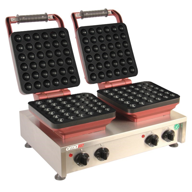 Omake Waffle Makinesi WFL21.E22 Balls Ø30-WAFFLE PİŞİRİCİLER - Demasan
