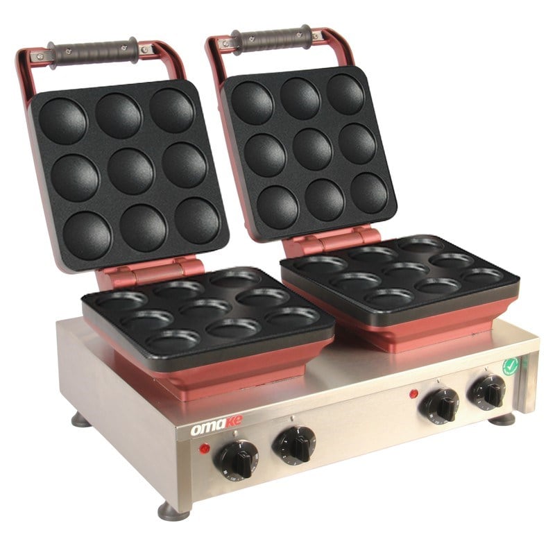 Omake Waffle Makinesi WFL21.E22 Balls Ø64-WAFFLE PİŞİRİCİLER - Demasan
