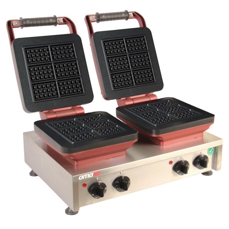 Omake Waffle Makinesi WFL21.E22 Brüksel 3x5 Mini-WAFFLE PİŞİRİCİLER - Demasan
