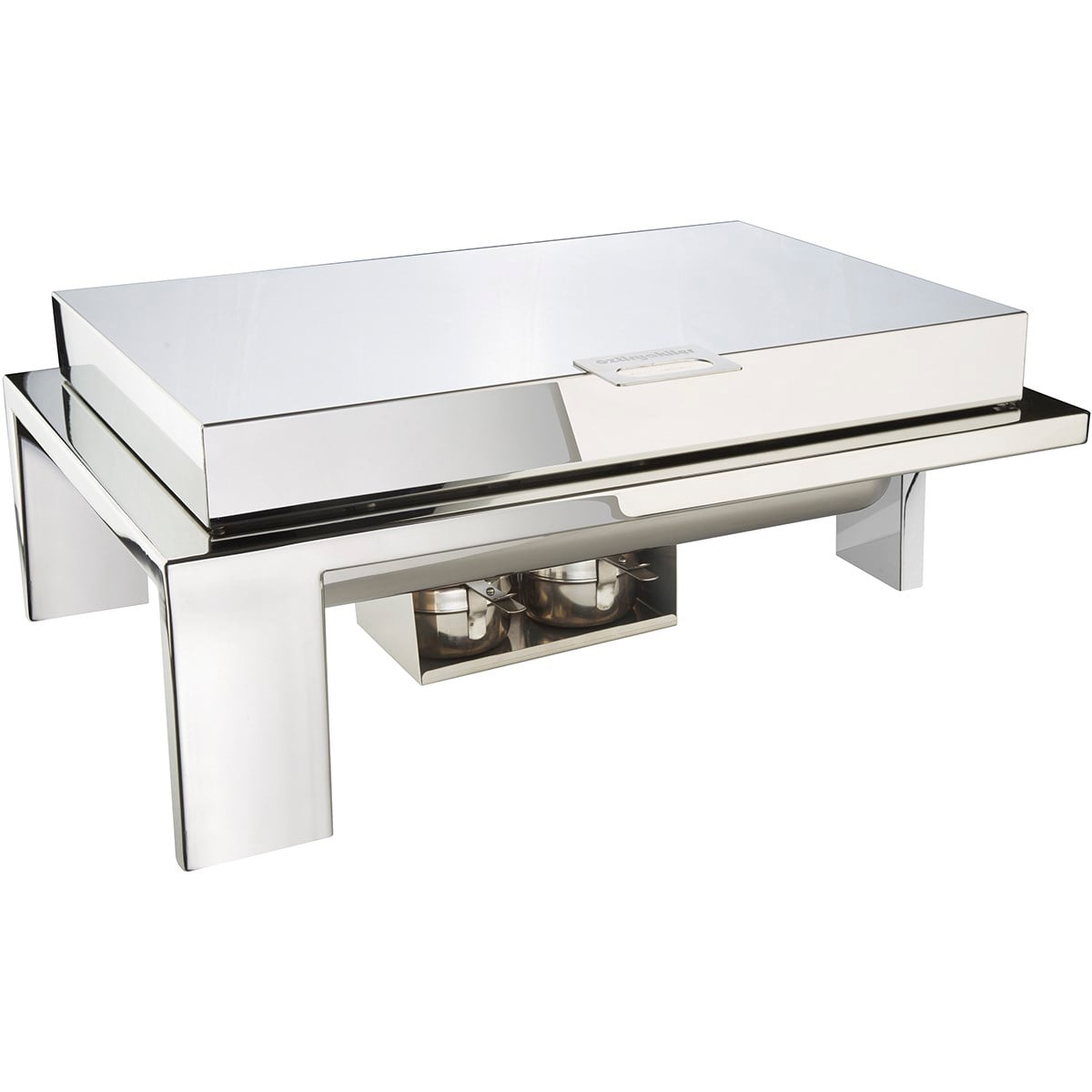 Öztiryakiler 9 Lt Chafing Dish 1/1 Ayaklı CDRT90SL-M-Chafing Dish ve Açık Büfe Üniteleri - Demasan
