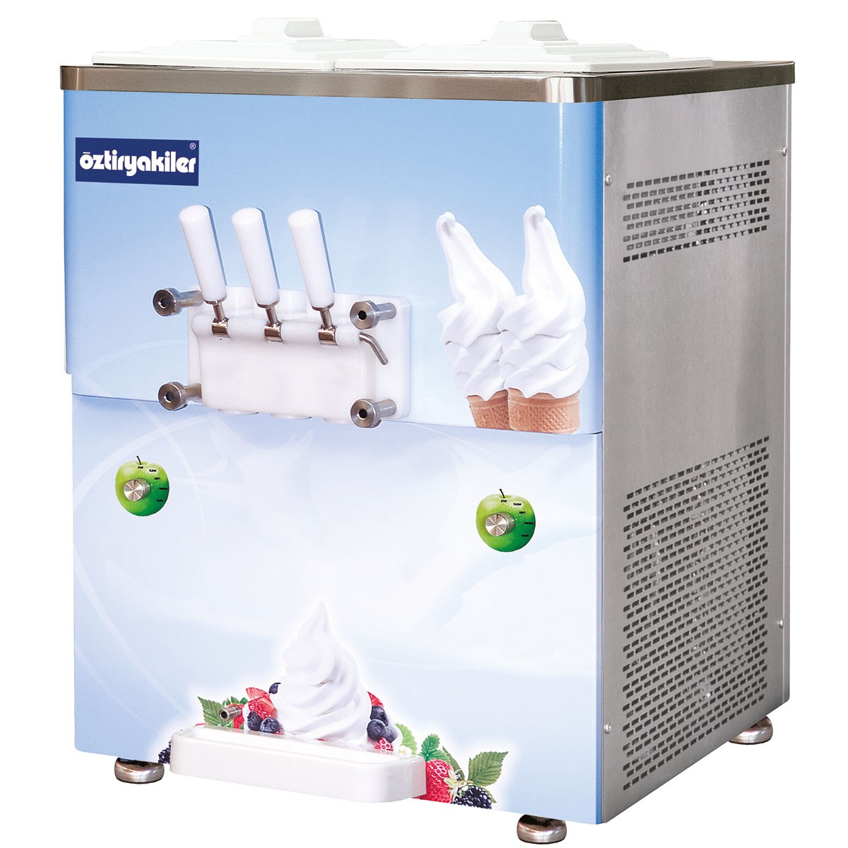 Öztiryakiler Dondurma Makinesi Set Üstü 3 Kollu 2x6LT OEF2500-SOFT DONDURMA MAKİNELERİ  - Demasan
