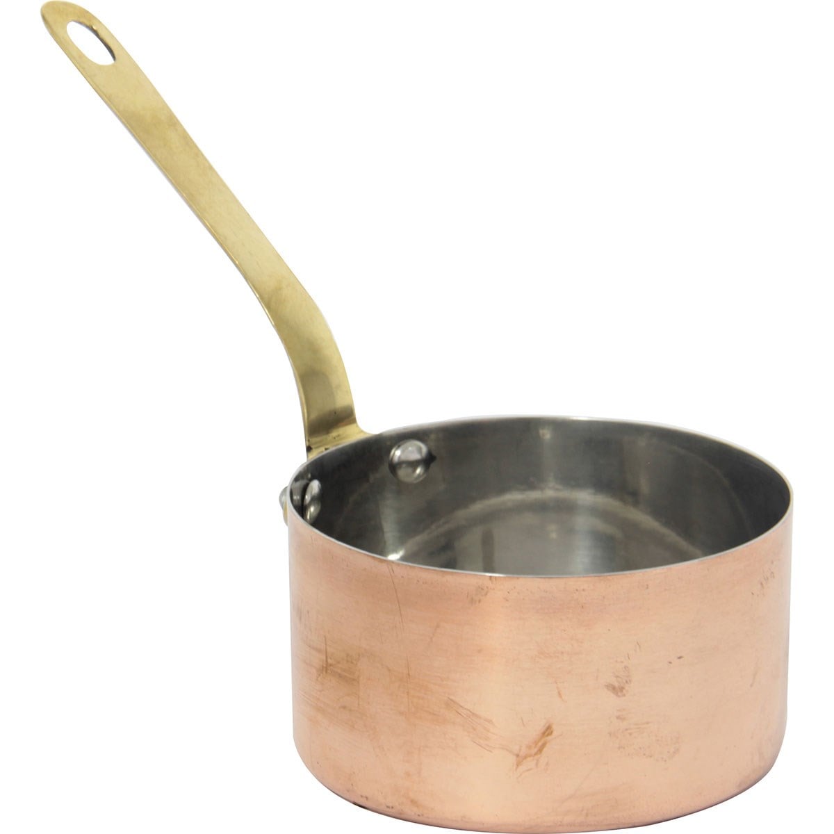 Öztiryakiler Gurmeaid Mini Sos Ve Kızartma Tavası Dışı Bakır İçi Paslanmaz Çelik 12x3,75 cm-GIDA SERVİS EKİPMANLARI - Demasan
