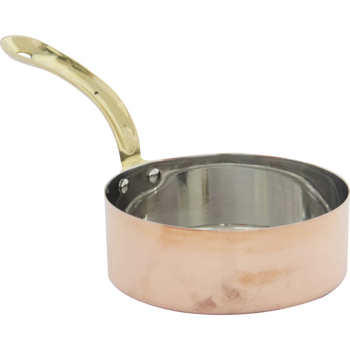 Öztiryakiler Gurmeaid Sos Tavası Dışı Bakır İçi Paslanmaz Çelik 11x4,5 cm-GIDA SERVİS EKİPMANLARI - Demasan
