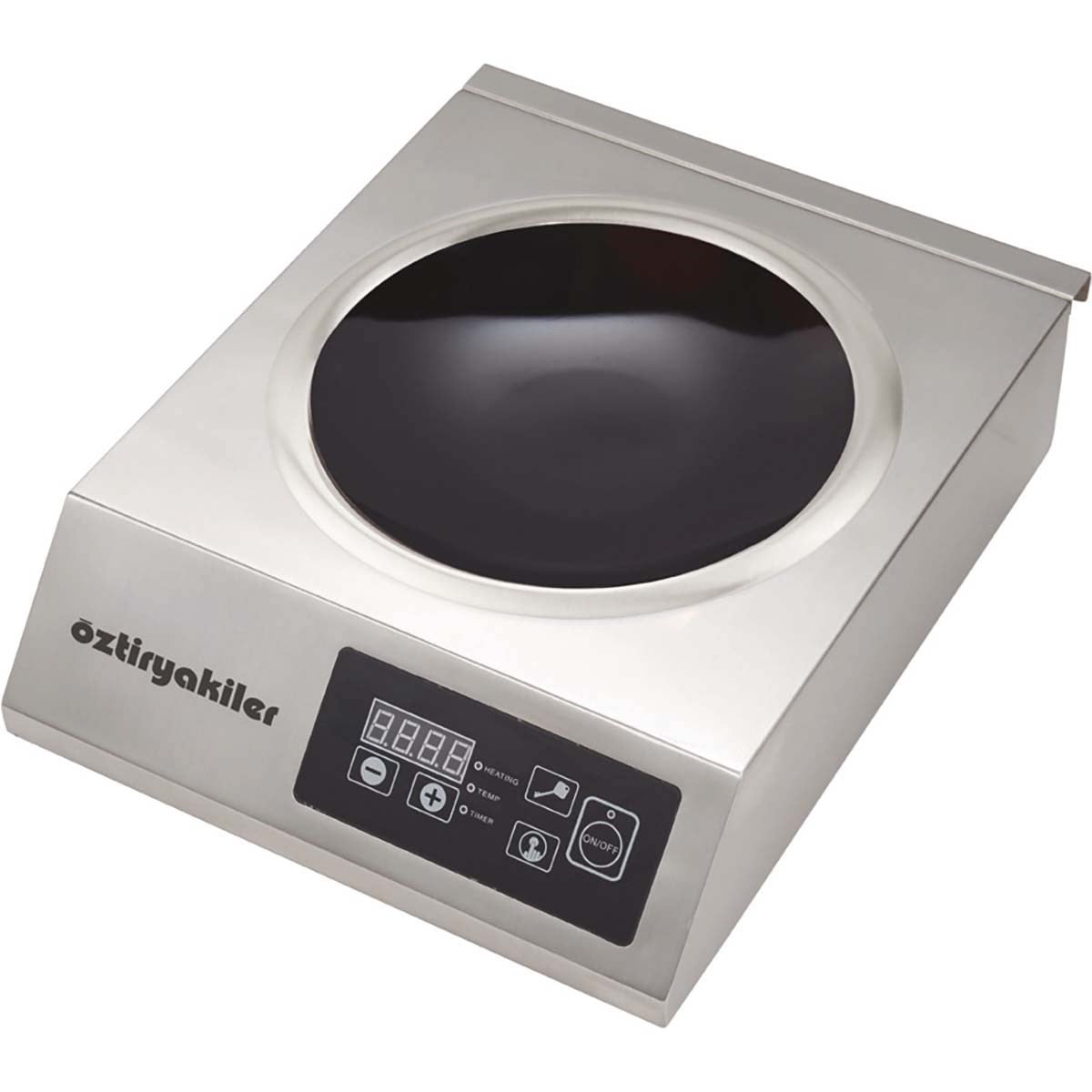 Öztiryakiler İndiksüyonlu Wok Isıtıcı-Pişirici Setüstü 500-3500 W 33.9x42.8x11.7 cm-İNDÜKSİYON OCAKLAR - Demasan
